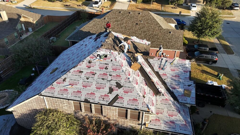 fall roof work